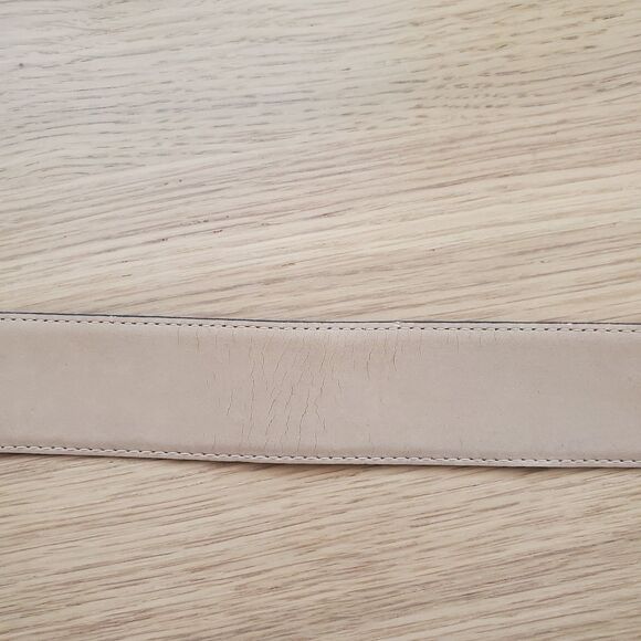 Vintage 80's Valerie Bared Gray Leather Belt - Picture 6 of 11